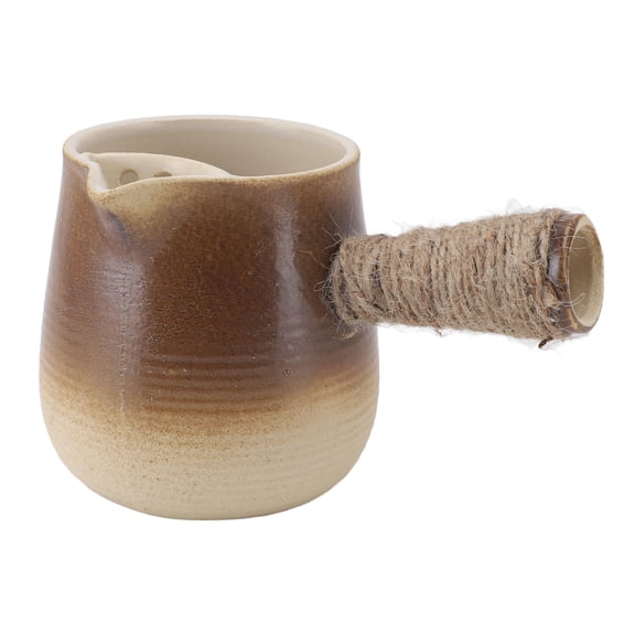 Rupoun Rustic Chinese Pottery Teapot Handcrafted 12Cup Vintage Design, HighHeat Resistant, Ideal for Home, Camping & Caf Use