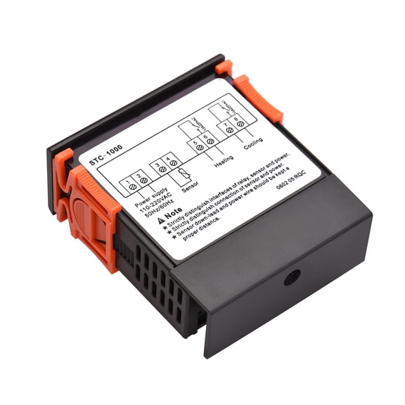 Rupoun STC-1000 Digital Temperature Controller 110-220V AC Heating Cooling Device with NTC Sensor - 3.35 inches / 8.5 cm