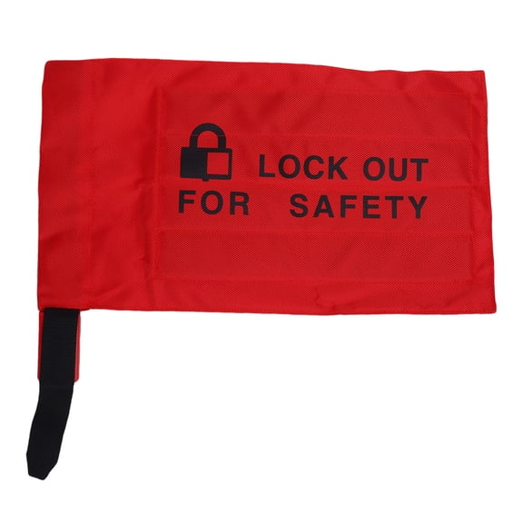 Rupoun Safety Lockout PP-10142500192 Electrical Plug Lockout Bag for Hoist Control, 1 Count
