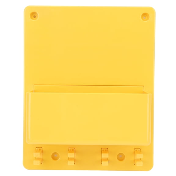 Rupoun Safety Padlock Station Wall Mounted Lockout Tagout Board with 4 Lock Slots, Engineering PC Plastic LOTO Rack for Industrial Electric Power Facility Safety (10.24 inches / 26.00 cm) 1 Count