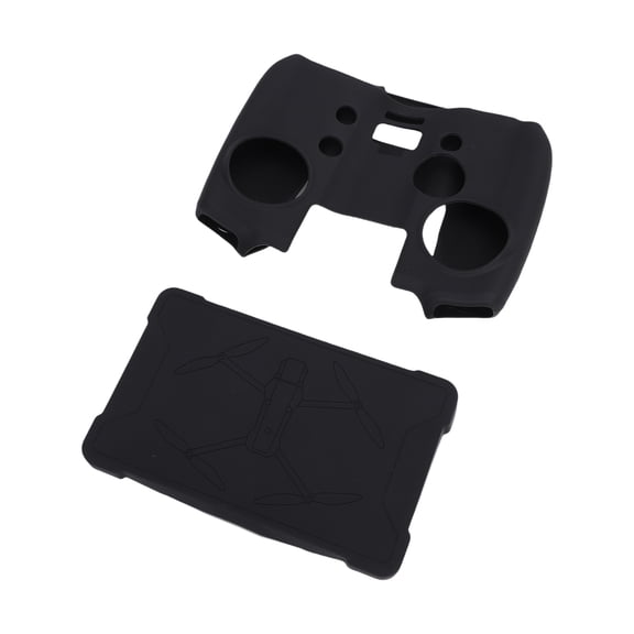Rupoun Silicone Protective Drone Remote Control Case Cover for DJI RC Pro 2, Anti-Slip Sleeve Screen Protector Accessories (7.87 in / 20 cm), Black