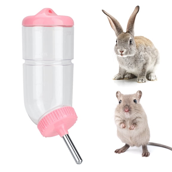 Rupoun Small Animals Water Drinking Bottle Feeder for Hamsters Rabbits 7.9x3.3 in