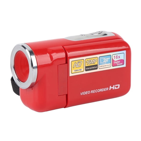 Rupoun Small Digital Camera 2 Inch / 5.08 cm TFT Color Display 16MP 16x Zoom Anti Drop DV Digital Video Camera for Present 64GB[cite: 1]