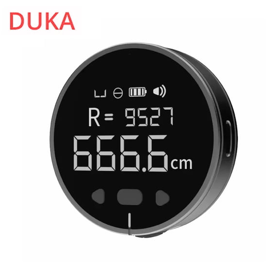 Rupoun Small Q 8 in 1 HD LCD Display Electronic Ruler Ultra Long Battery Life Length Measuring Tool 2.09 inches / 5.3 cm[cite: 1]