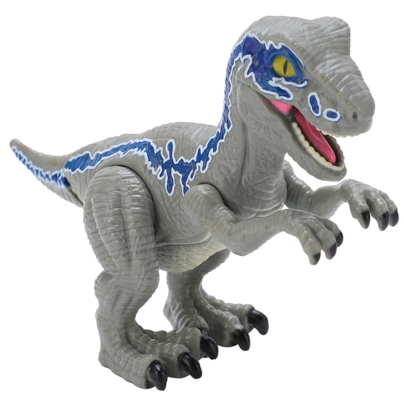 Rupoun Smart Dinosaur Egg Toy Vivid Hatching Raptor with Touch Sensor Light and Music Interactive Educational Gift for Boys Girls (8.66 inches / 22 cm)