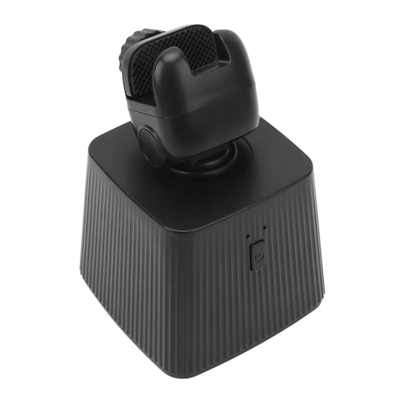 Rupoun Smart Phone Tracking Holder Dual Axis 360 Degree Rotation Auto Face Tracking Mount Stand for Selfie Vlogging Live Streaming Video Calls, 8.3 oz / 236g Black