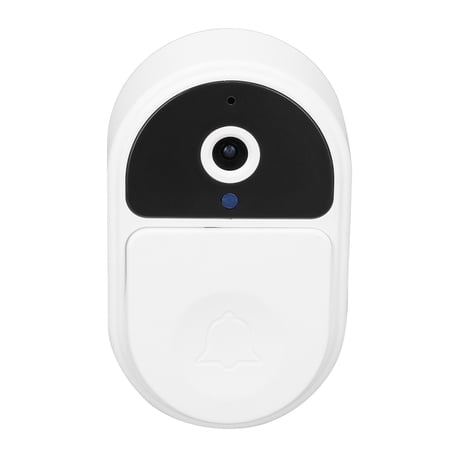 Rupoun Smart Video Doorbell WiFi Doorbell Camera Wireless 1080P Wide Angle Night Vision App Control With Receiver For Home Security Indoor Outdoor (3.54 in / 9 cm, 5.47 oz / 155 g)