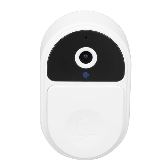 Rupoun Smart Video Doorbell WiFi Doorbell Camera Wireless 1080P Wide Angle Night Vision App Control With Receiver For Home Security Indoor Outdoor (3.54 in / 9 cm, 5.47 oz / 155 g)