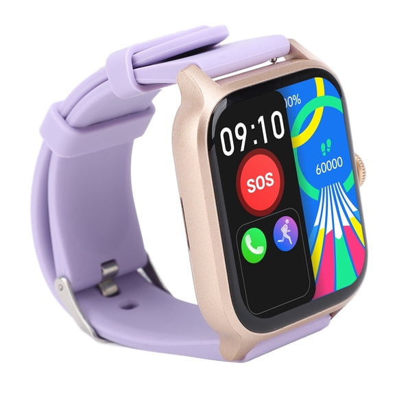 Rupoun Smart Watch for Men Women 1.85 Inches / 46.99 mm Full Color Touchscreen IP68 Water Resistant Sleep Monitoring Call Fitness Smartwatch with APP Purple[cite: 1]