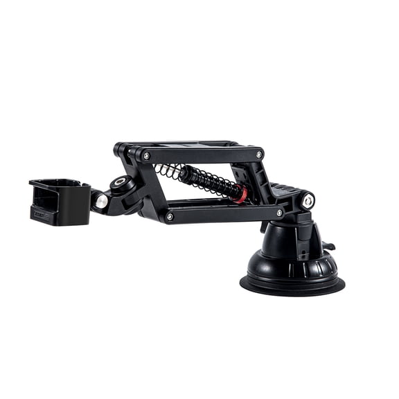 Rupoun Sports Camera Suction Cup Mount Flexible Car Window Windshield Camera Mount Anti-shake Bracket Versatile Photography Setup Accessory Black Color 9.45 inches / 24 cm