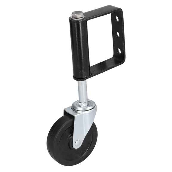 Rupoun Spring Loaded Gate Caster Heavy Duty Door Wheel Accessory 4 inches / 100 mm for Home Factory