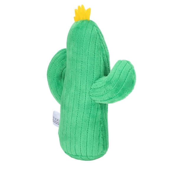 Rupoun Squeaky Plush Dog Toy, Chewing and Teething Cactus Shape for Small to Medium Pets (6.69 inches / 17.0 cm), Durable Interactive Fetch Playtime Accessory