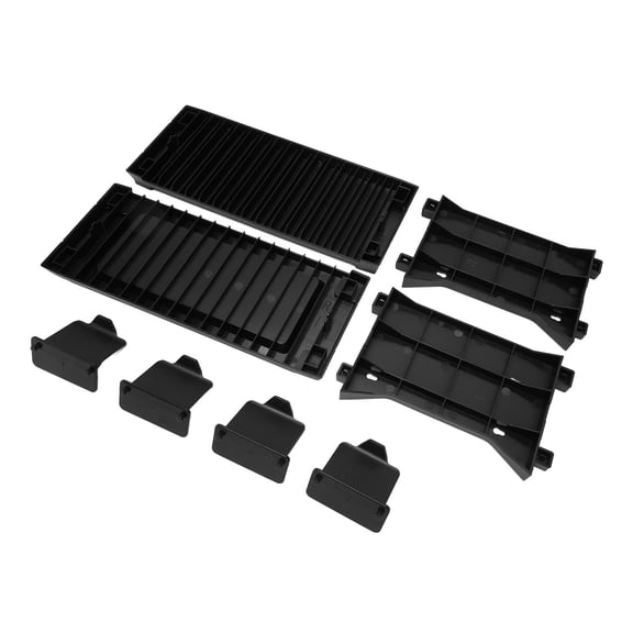 Rupoun Stackable Multifunctional Game Disc Rack Storage Stand with Controller Holder for PS5 Xbox One Switch