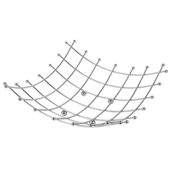 Rupoun Stainless Steel Desktop Fruit Basket, Durable Draining Fruit Dish for Living Room and Kitchen Storage, 11 inches / 28 cm Countertop Organizer