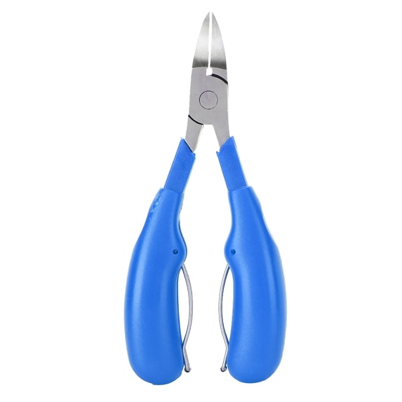 Rupoun Stainless Steel Ingrown Toe Nail Clippers Fingernail Cuticle Scissors Pedicure Cutter Tool, Blue
