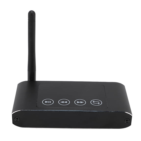 Rupoun T38 Bluetooth Receiver Transmitter 15m Transfer Range Digital Display Sound Adapter Black (6.69 inches / 17 cm)