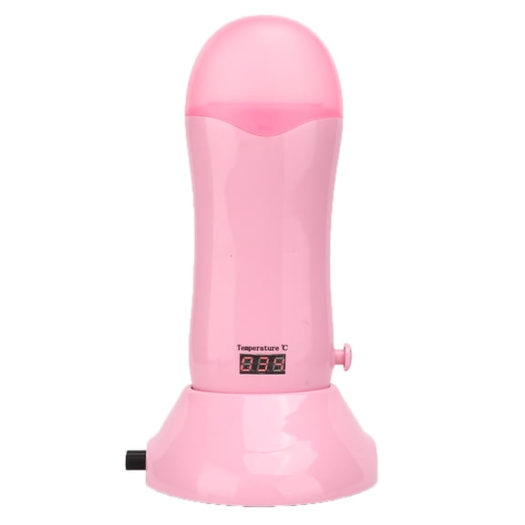 Rupoun Temperature Adjustable Depilatory Wax Heater Electric Hair Removal Machine, Pink, 220V EU Plug, 15.87 oz / 450 g