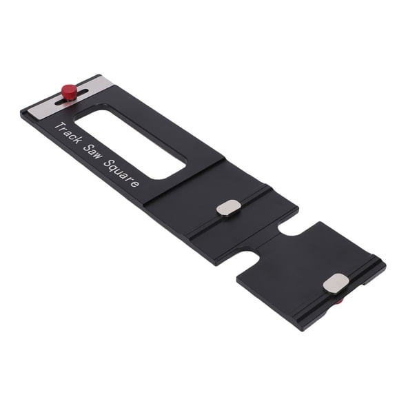 Rupoun Track Saw Square Aluminum Alloy Right Angle Guide Rail Positioning Plate for Woodworking Circular Saws 13.4 Inches / 34 cm High Precision Cutting Guide Tool