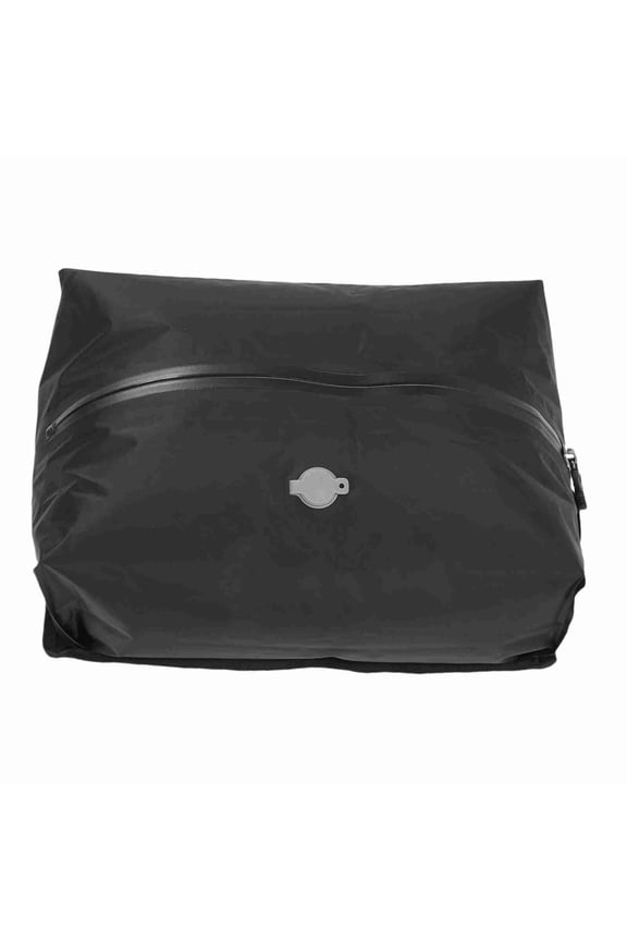 Travel Vacuum Bag Space Saving 16L Reusable Splash Proof TPU Compression Cube for Suitcase Backpack Black