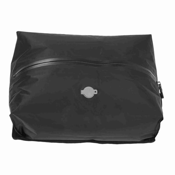 Rupoun Travel Vacuum Bag Space Saving 16L Reusable Splash Proof TPU Compression Cube for Suitcase Backpack Black