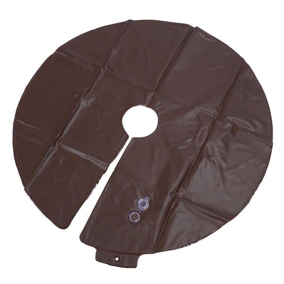 Rupoun Tree Watering Ring PVC 15 Gallon 35.4 Inch / 90 cm Drip Irrigation System Water Pouch Round Watering Bag for Planting Gardening Trees and Shrubs Coffee