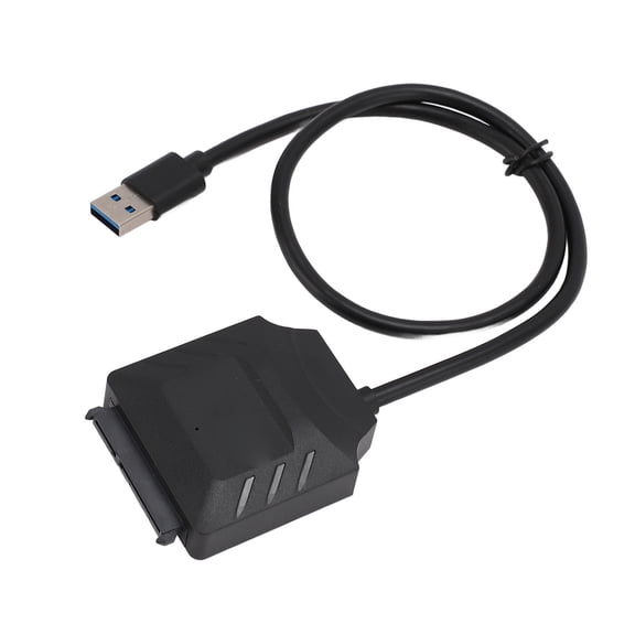Rupoun USB 3.0 to SATA III Hard Drive Adapter Converter Cable, 6Gbps High-Speed Connector for 2.5 inches / 6.35 cm and 3.5 inches / 8.89 cm HDD SSD Desktop Laptop, Black