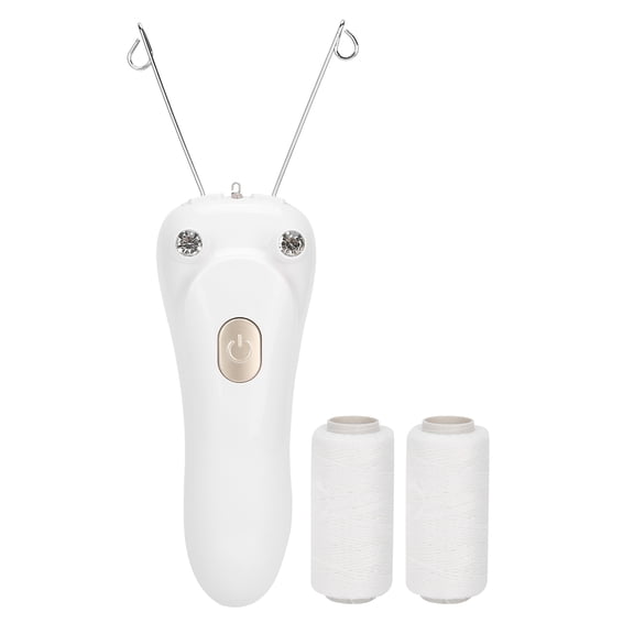 Rupoun USB Charging Electric Cotton Thread Epilator Facial Body Hair Removal Machine Device Gold, Rechargeable Cordless Tool for 7.6 inches / 19.3 cm