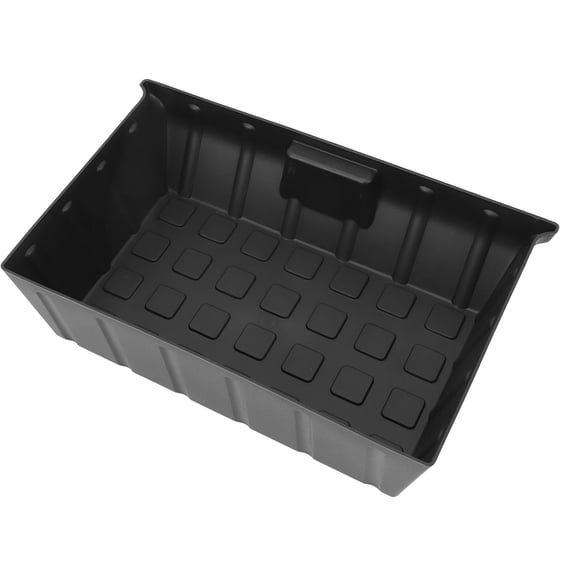 Rupoun Underseat Storage Box ABS Large Capacity Hidden Organizer Tray Replacement for Tesla Model Y 2021-2024 Interior Accessories Organizer 15.75 inches / 40 cm Black
