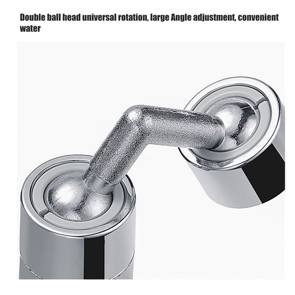 Rupoun Universal 360 Degree Swivel Faucet Extender All Copper Anti Splash Sink Aerator for Kitchen and Bathroom, Water Saving Pressurized Filter Adapter Tool, Copper Color, 2.0 x 0.9 in / 5 x 2.3 cm