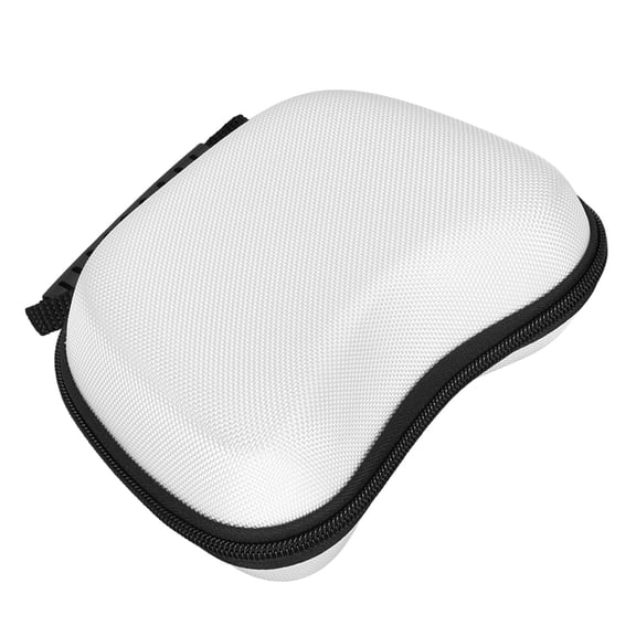 Rupoun Universal Controller Carrying Travel Case for PlayStation 5, Xbox Series X/S, and Nintendo Switch Pro - White Protective Hard Shell Storage Bag (7.87 inches / 20 cm)
