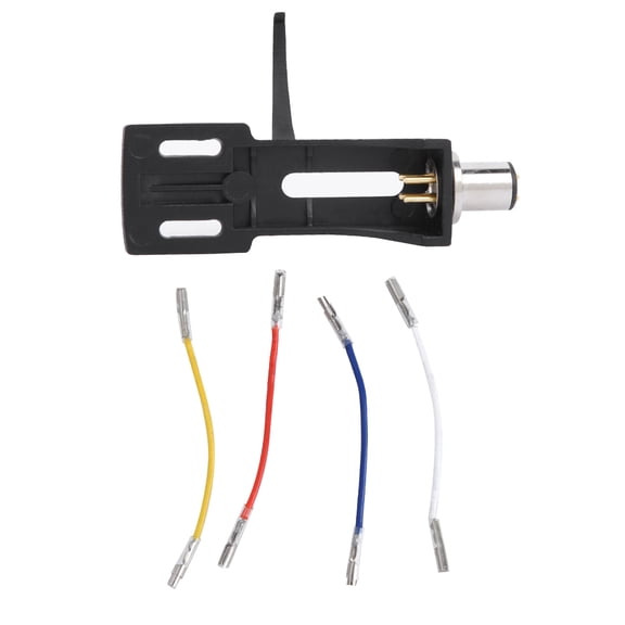 Rupoun Universal Music Player Gramophone Black Mounting Bracket Replacement with 4pcs Lead Wires