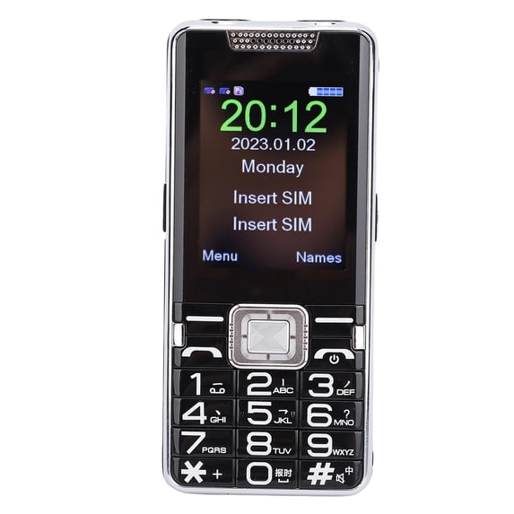 Rupoun Unlocked Senior Cell Phone 2G GSM Retro Big Buttons Mobile Phone with 5500mAh Battery Loud Speaker US Plug