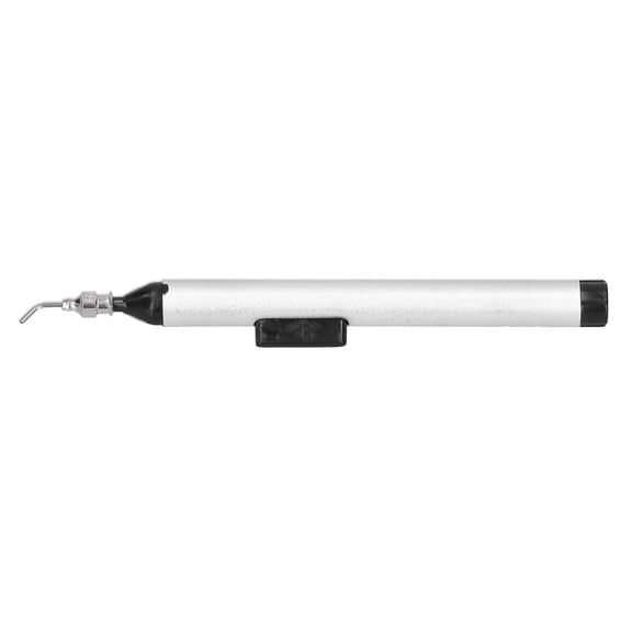 Rupoun Vacuum Sucking Pen Aluminum Silver Anti Static Hand Remover Tool with 3Pcs Sucker TU-939 for Precision Electronic Component Placement and Repair Work