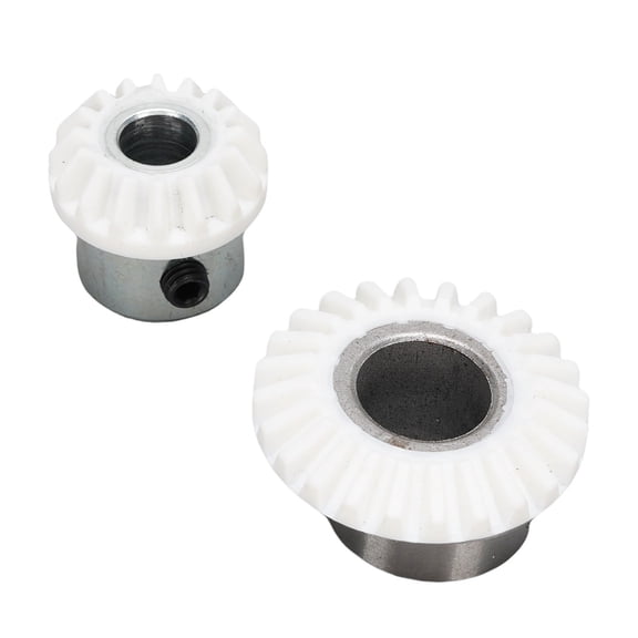 Rupoun Vertical Bevel Gear 155819 319695 Replacement Set for SINGER Household Sewing Machine, High-Strength Metal and Durable Plastic Drive Gears Pack (1.3 inches / 3.3 cm)