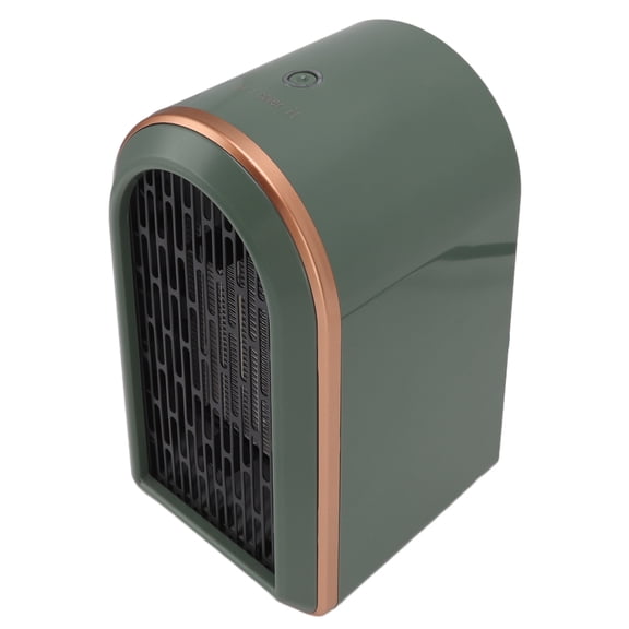 Rupoun Vertical Space Heater PTC Ceramic Heating Fan Home Portable Electric Heater 1200W for Office and Bedroom, Green (4.7 in x 4.5 in x 8.3 in / 12 x 11.5 x 21 cm)