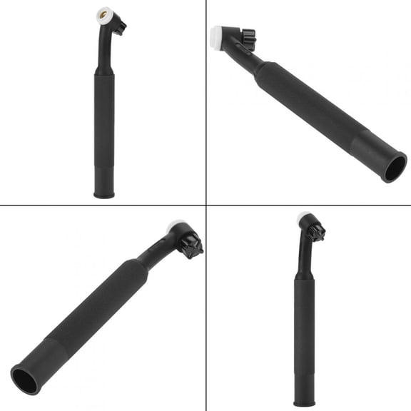 Rupoun WP-9 SR-9 TIG Welding Torch Flexible Head Body with Valve Air Cooled Accessory for Professional Welders, Black Color, Adjustable Angle Replacement Part, 7.68 inches / 19.5 cm Length