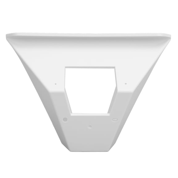 Rupoun Wall Mount Bracket Single Layer Stable Structure Lightweight ABS Storage Shelf Stand Organizer for Mesh Router V2 Systems Complete Hardware Included 7.09 x 4.72 inches / 18 x 12 cm