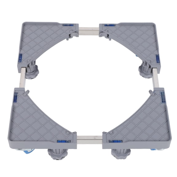 Rupoun Washing Machine Stand Base Multifunction Adjustable Height 360 Degree Universal Wheels Mobile Base Storage Rack Gray (16.9 inches / 43 cm)