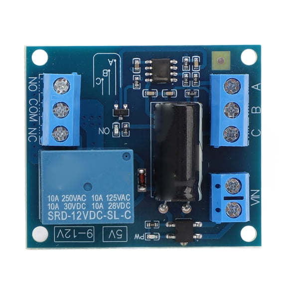 Rupoun Water Level Control Relay Switch Module DC12V NE555 Automatic Voltage Control Water Shortage Protector for Home Aquariums and Tanks, Multicolor, 1 Pack