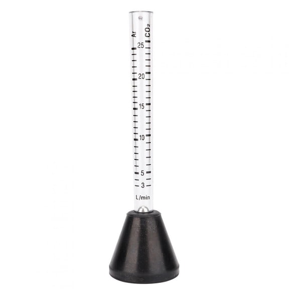 Rupoun Welding Gas Flow Meter Dual Measuring Scale for CO2 Argon 14cm / 5.51 inches 25L/min