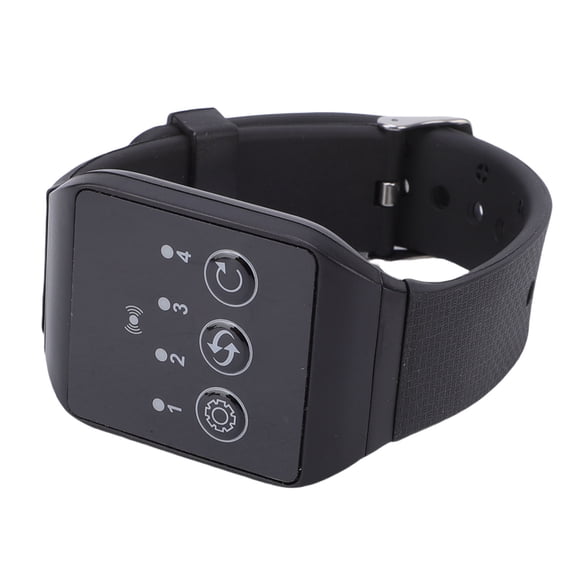 Rupoun Wireless Pager System 1 Bracelet Receiver 4 Transmitters Rechargeable IPX4 Water Proof Multi Modes Calling System for Homes Hotels Clinics Factories Restaurants