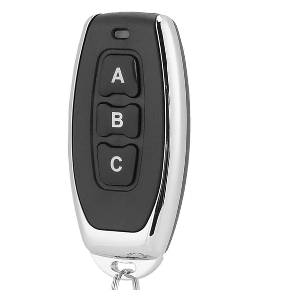 Rupoun Wireless Universal 3 Key Metal Clone Remote Control Copy for Electric Gate Garage Door, 433MHz System, 2.4 inches / 61 mm