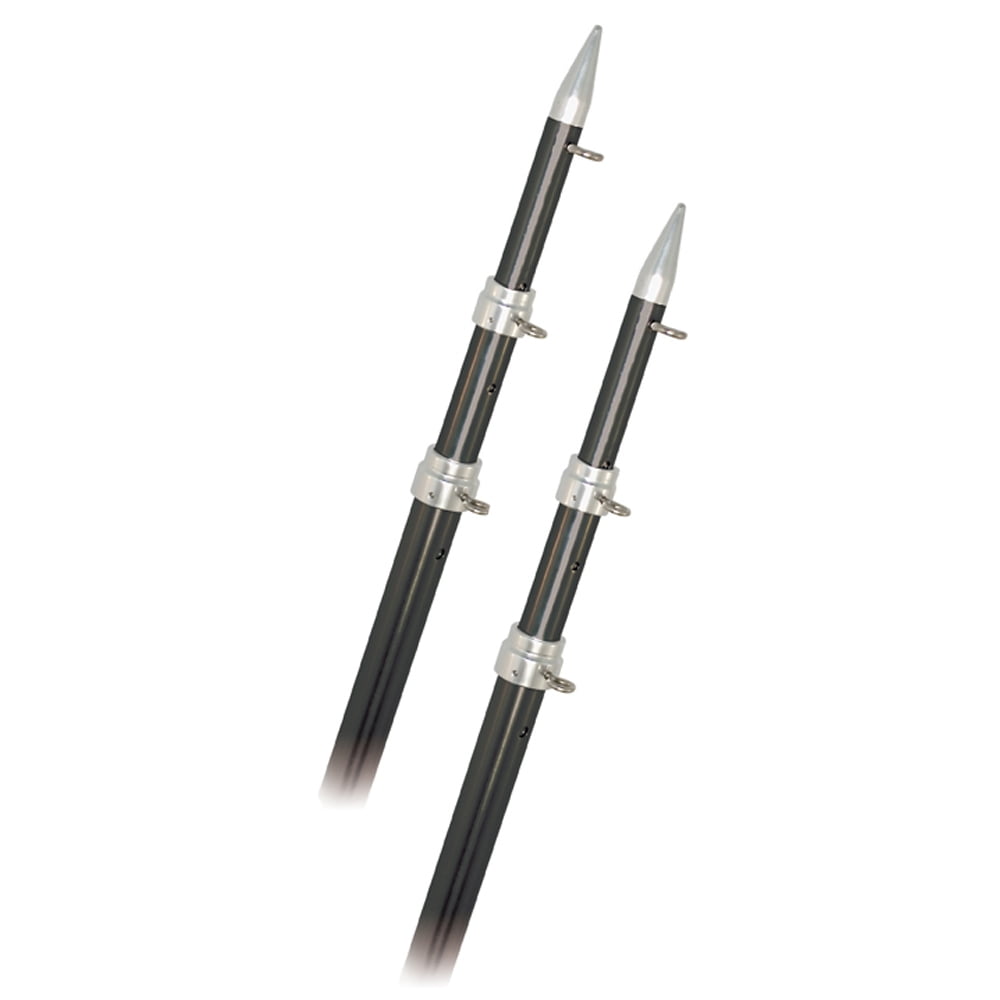 Lee's Tackle Telescoping Outrigger Carbon Fiber Outrigger Poles C E SMITH 22' Gen2 Carbon Fiber Outrigger Pole Pair