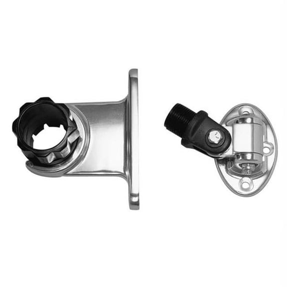 Rupp Marine Standard Antenna Mount Support With 4-Way Base & 1.5 in. Collar