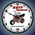 thumbnail image 1 of Collectable Sign and Clock Rupp Minibike LED Lighted Premium Wall Clock, 1 of 4