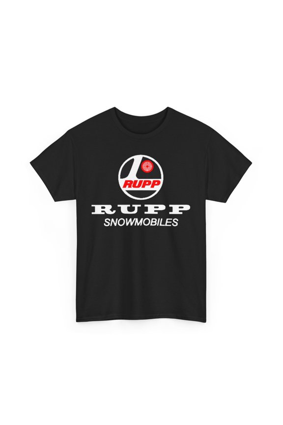 Rupp Snowmobiles Vintage Snowmobile Winter Retro Sled Graphic Logo T-Shirt