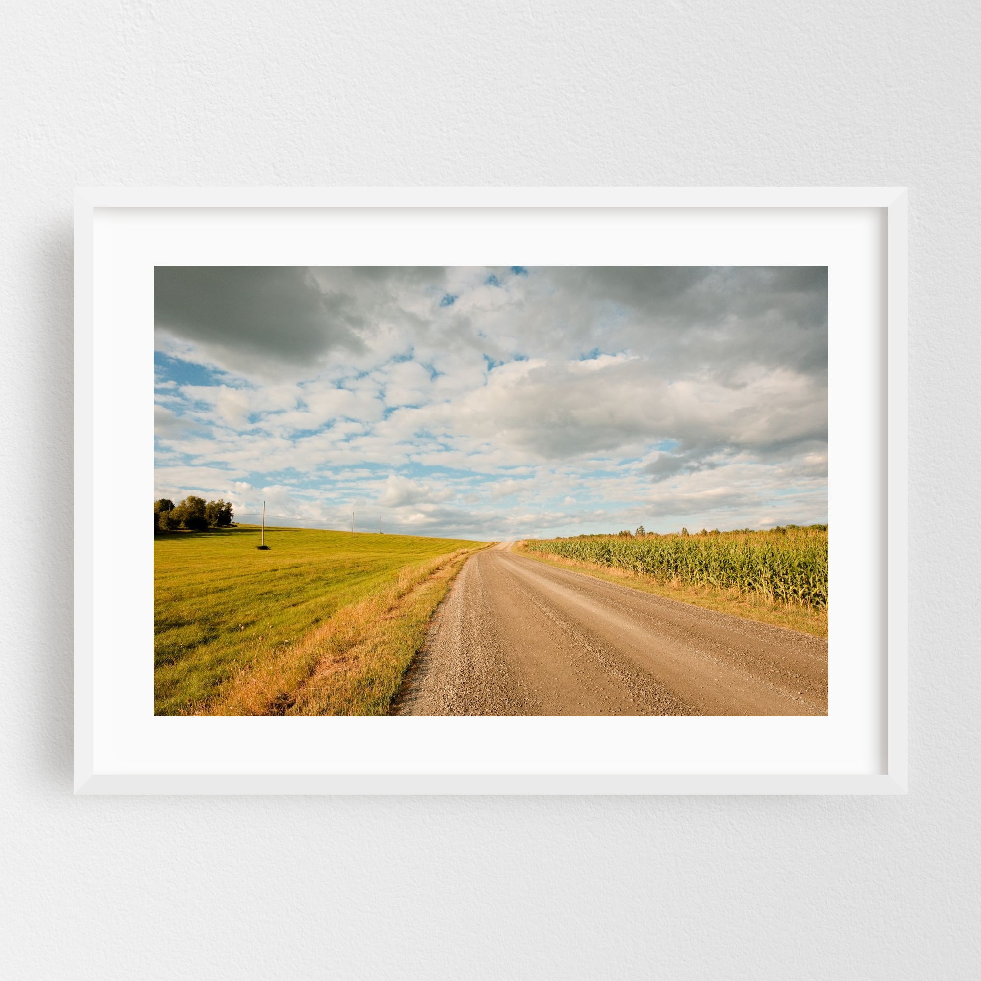 Framed Photo Rural Area Rural Brownington - Brownington Vermont Photography Rural Countryside ...