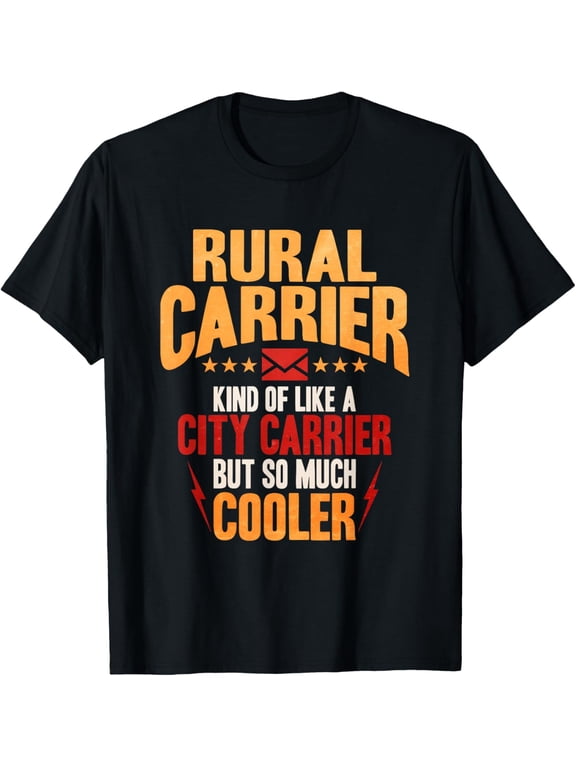 Rural Carrier Shirt Post Office T-Shirt men and women can wear, black, white, gifts