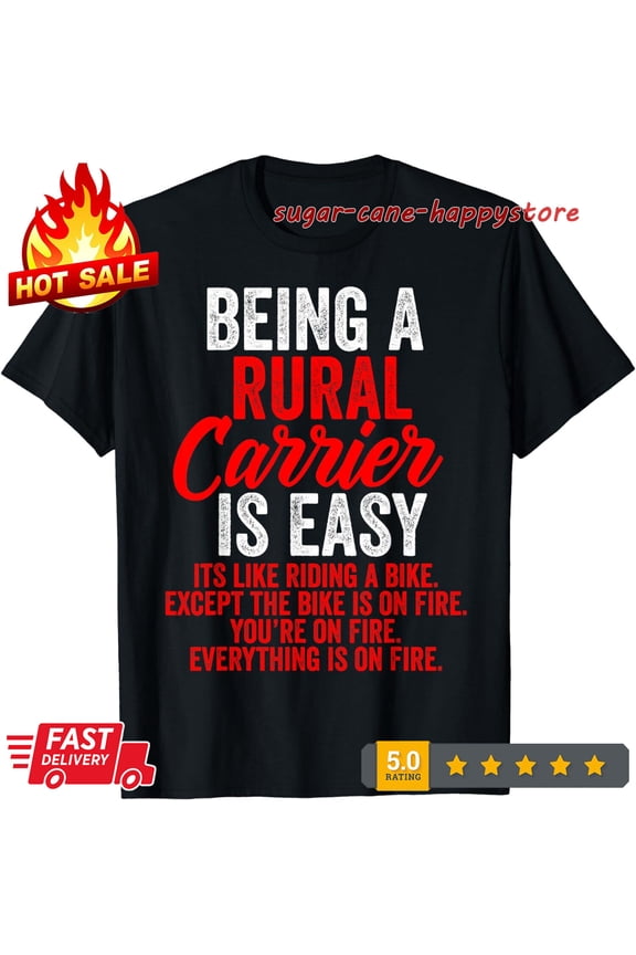 Rural Carriers Mail Delivery Postal Worker Postman Mailman Letter Route Uniform T-Shirt