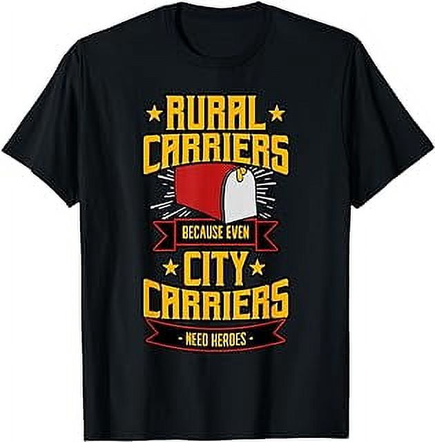 Rural Carriers Postal Worker Mail Delivery Mailman Postman T-Shirt ...